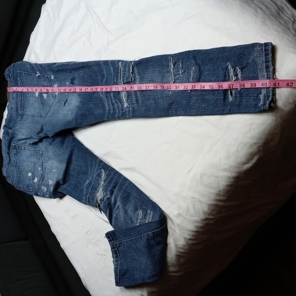 Jordan Craig legacy Edition ripped paint splattered mens jeans size 32/32 - Picture 11 of 13